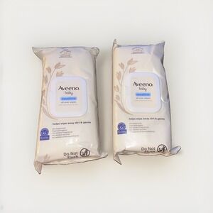 AVEENO BABY ALL OVER WIPES SENSITIVE WIPES 64CT Pack Of 2